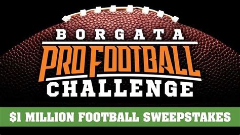borgata pro football challenge